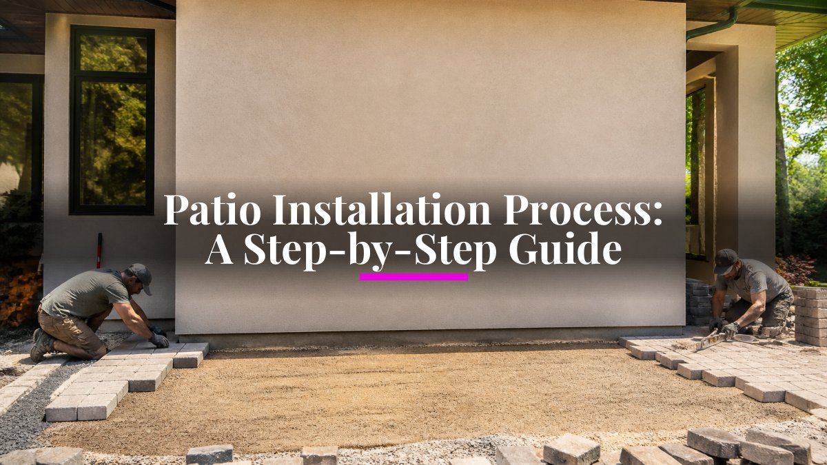 Patio Installation Process: A Step-by-Step Guide