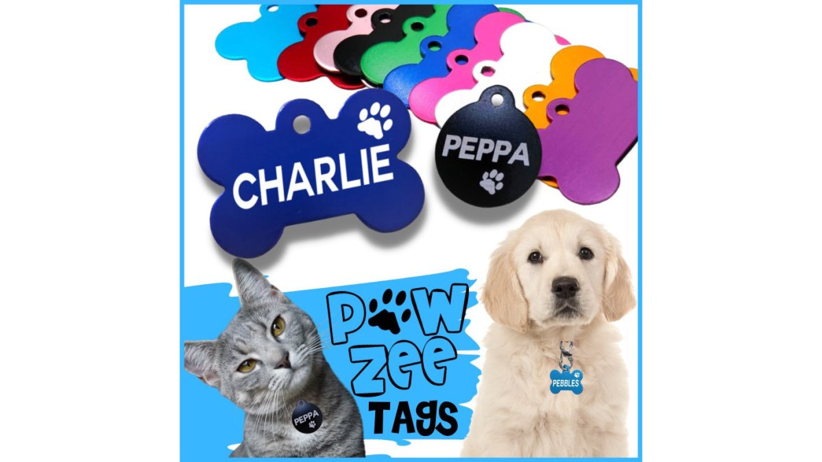 Paw Pet Tag - Aluminium