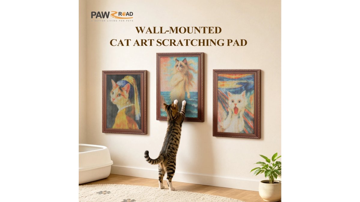 PAWZ Road 3-Pack Corrugated Cat Scratcher With Adhesive Strips