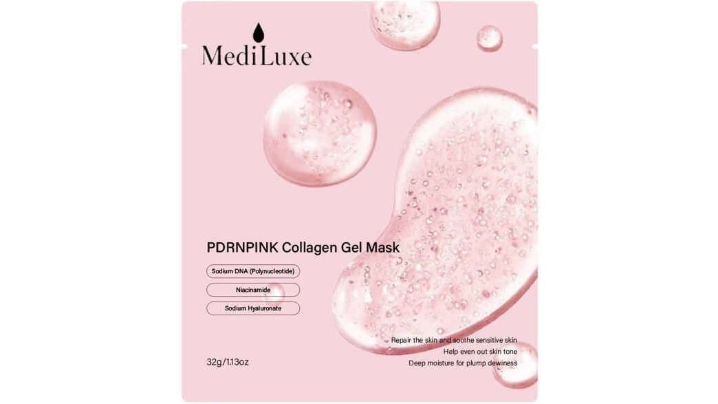 PDR in pink collagen gel mask 