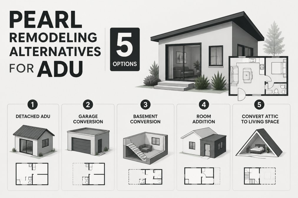 Pearl Remodeling Alternatives for ADU: 5 Options