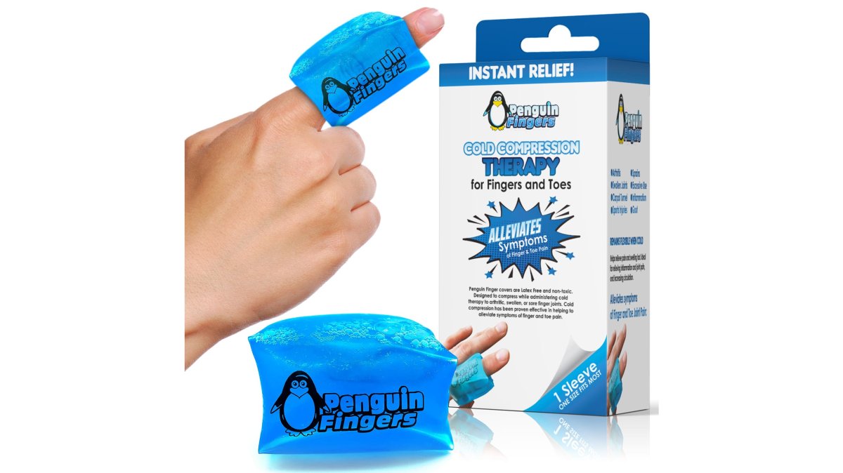 Penguin Fingers Cold Compression Gel Packs for Fingers and Toes
