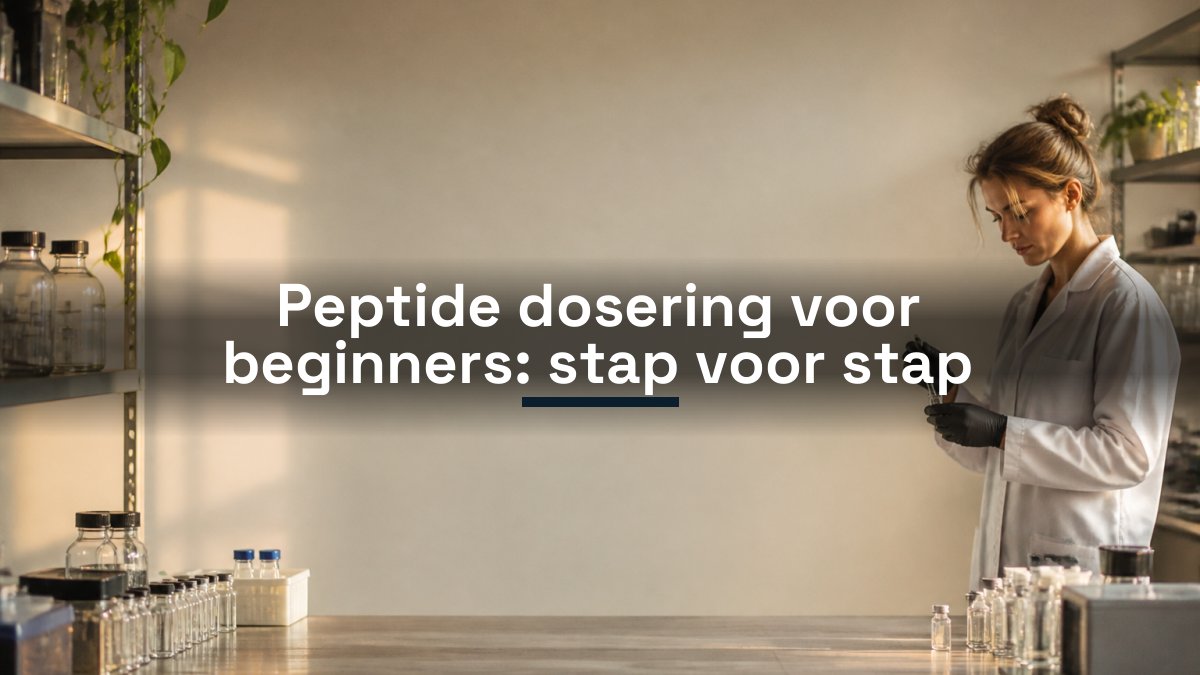 Peptide dosering voor beginners: stap voor stap