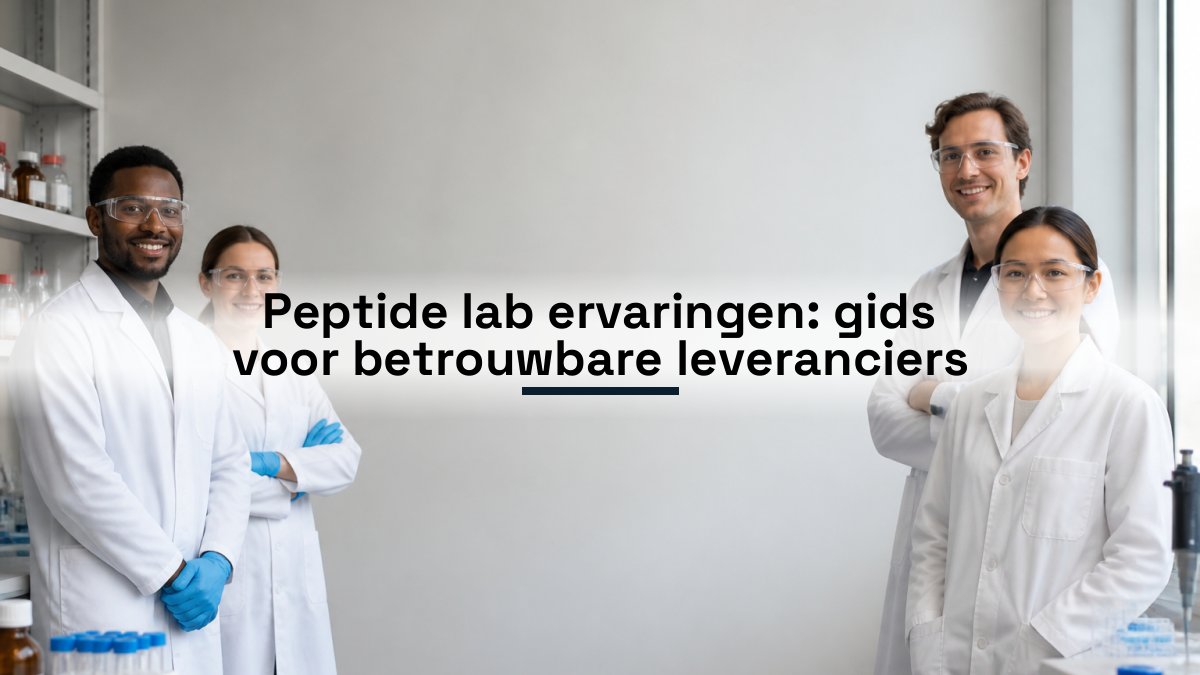 Peptide lab ervaringen: gids voor betrouwbare leveranciers
