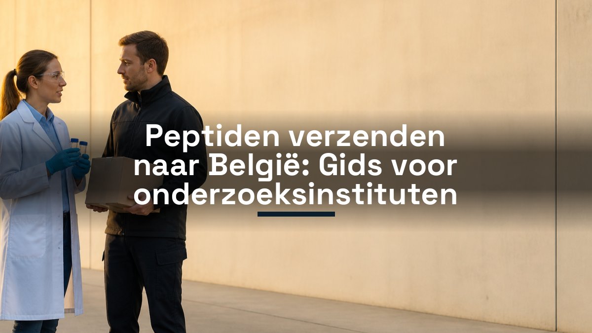 Peptiden verzenden naar België: Gids voor onderzoeksinstituten