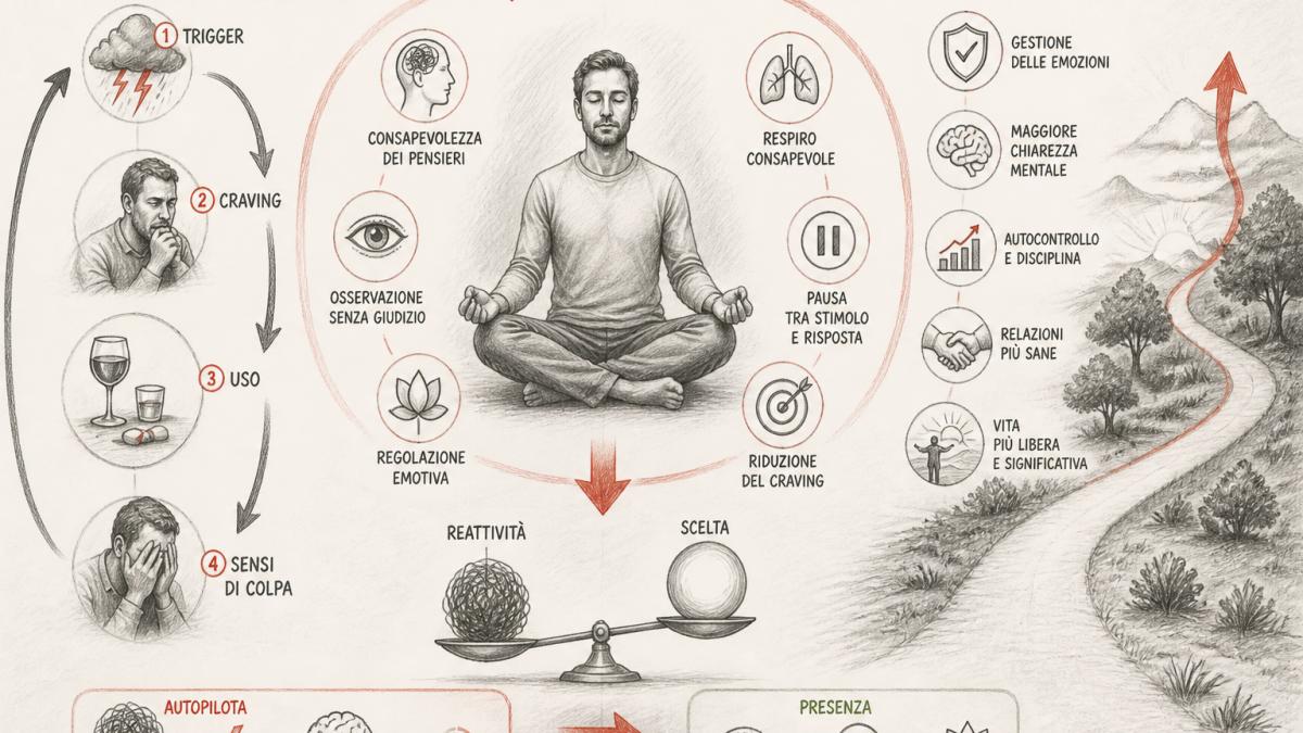 Perché la mindfulness aiuta nel recupero dalle dipendenze