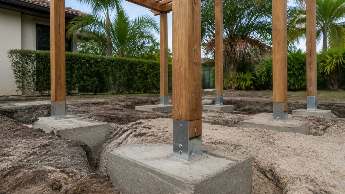 Pergola Foundation Requirements for Broward Soil