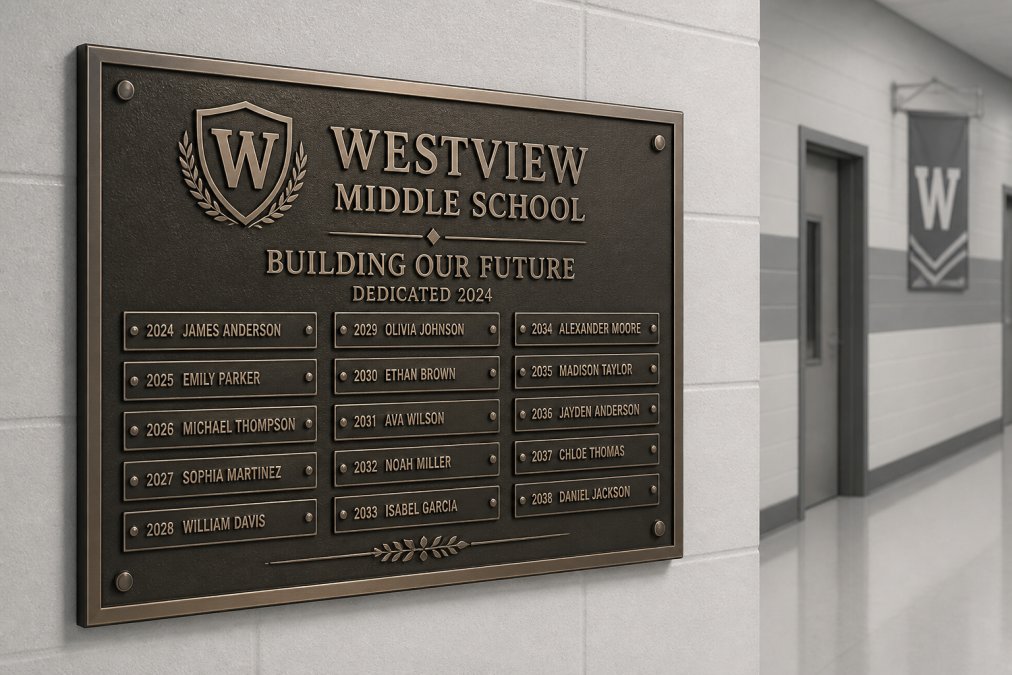 Professional illustration showing perpetual plaque ideas