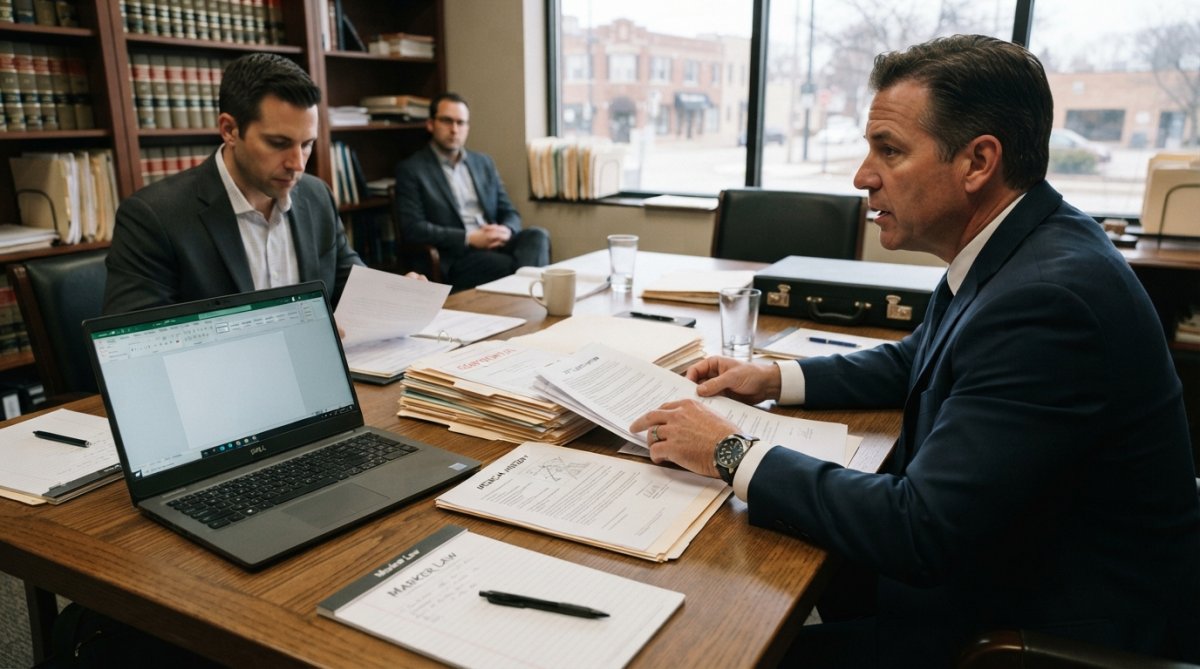 Professional illustration showing Professional for settlement offer negotiation