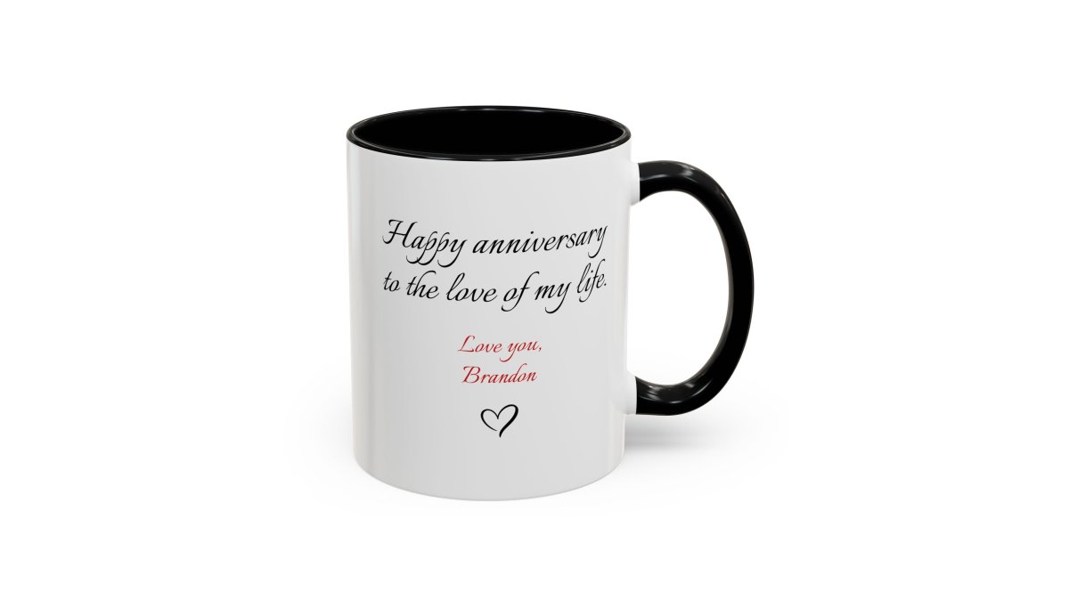 Personalized Anniversary Gift Mug