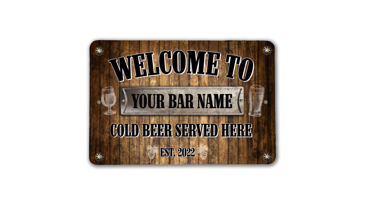 Personalized Bar Sign
