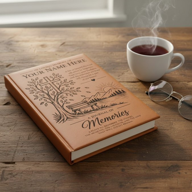 Personalized Christian Scripture journal for daily devotion by Faith & Cedar