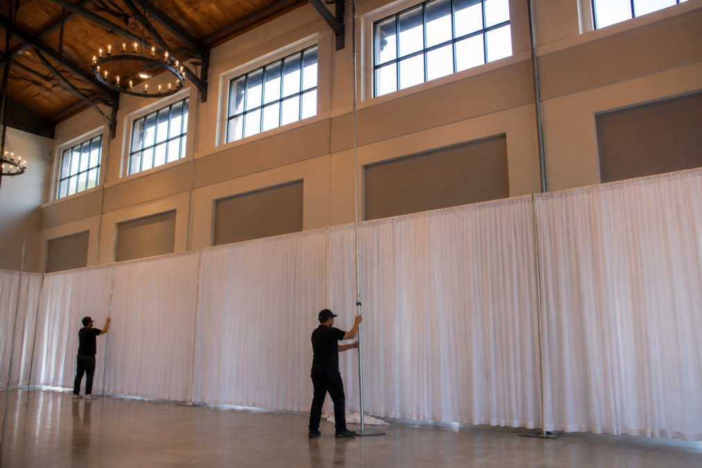 Pipe and Drape for Tall Ceilings: Setup Guide