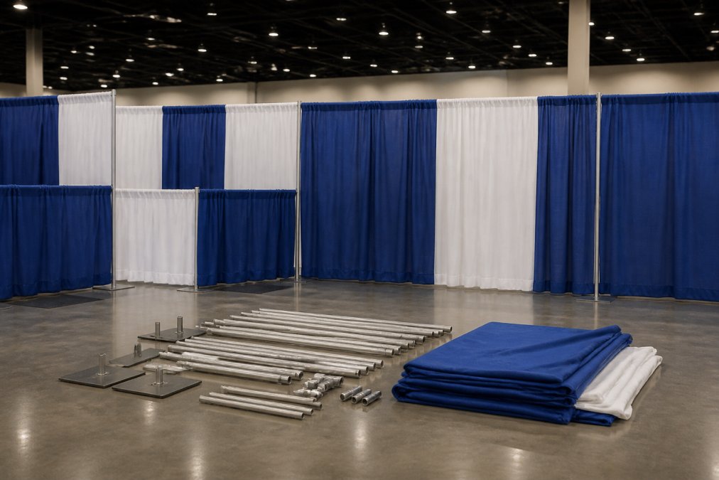 Pipe and Drape for Trade Show Booths: A Complete Guide