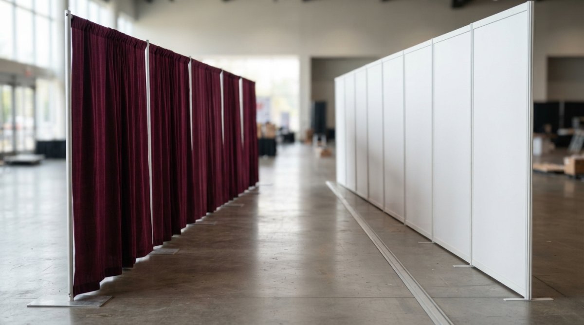 Pipe and Drape vs Modular Wall Systems: 2026 Comparison