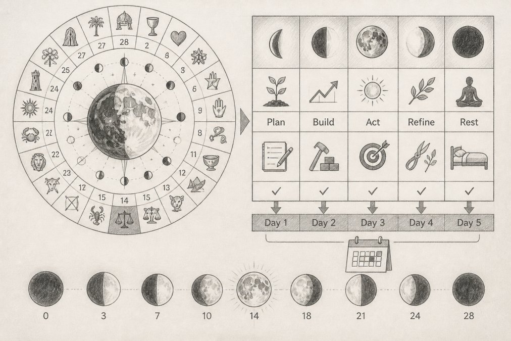 Plan Daily Activities Using Moon Cycles: A How-To Guide