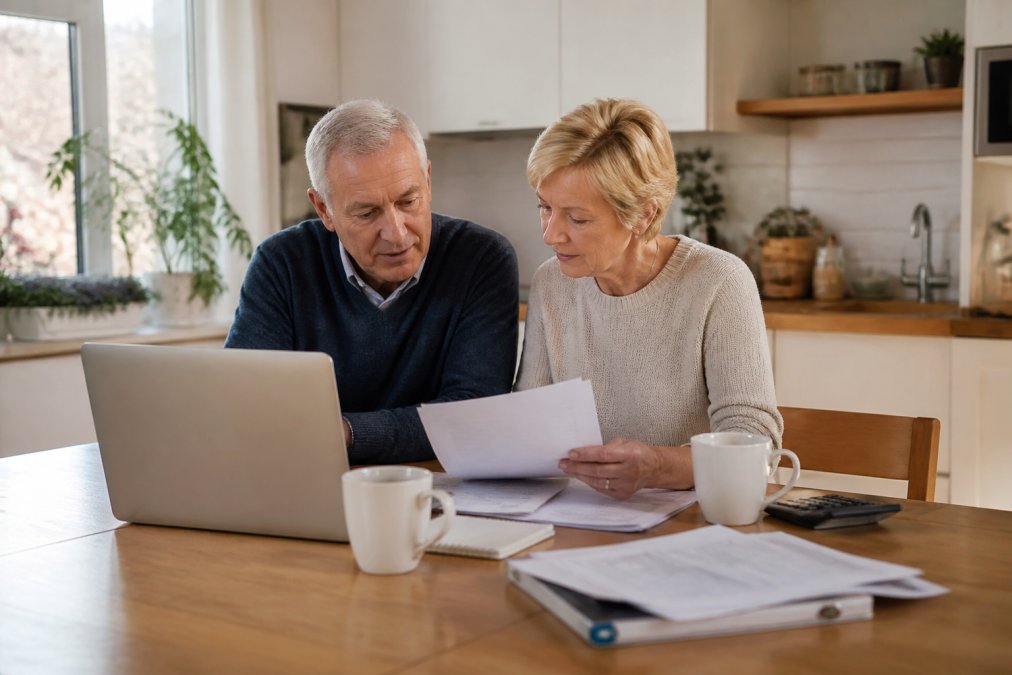 Infographic showing the financial planning process for couples evaluating long term care options together