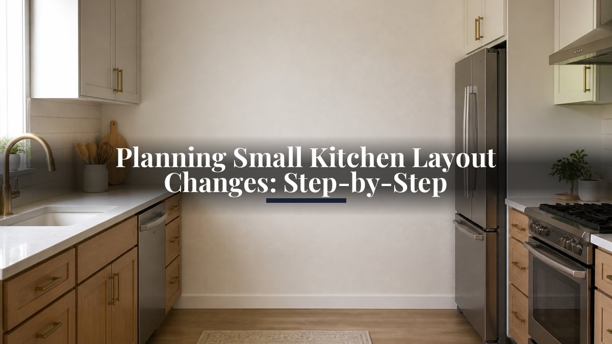 Planning Small Kitchen Layout Changes: Step-by-Step