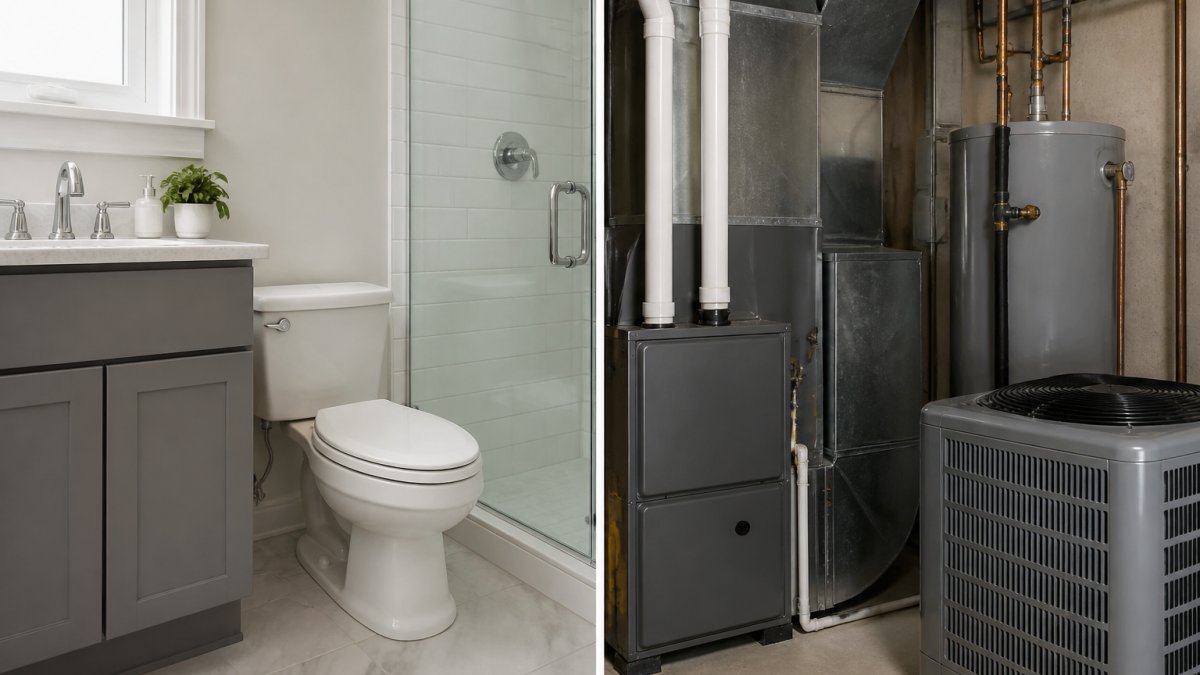 Plumbing vs HVAC Services in Clifton