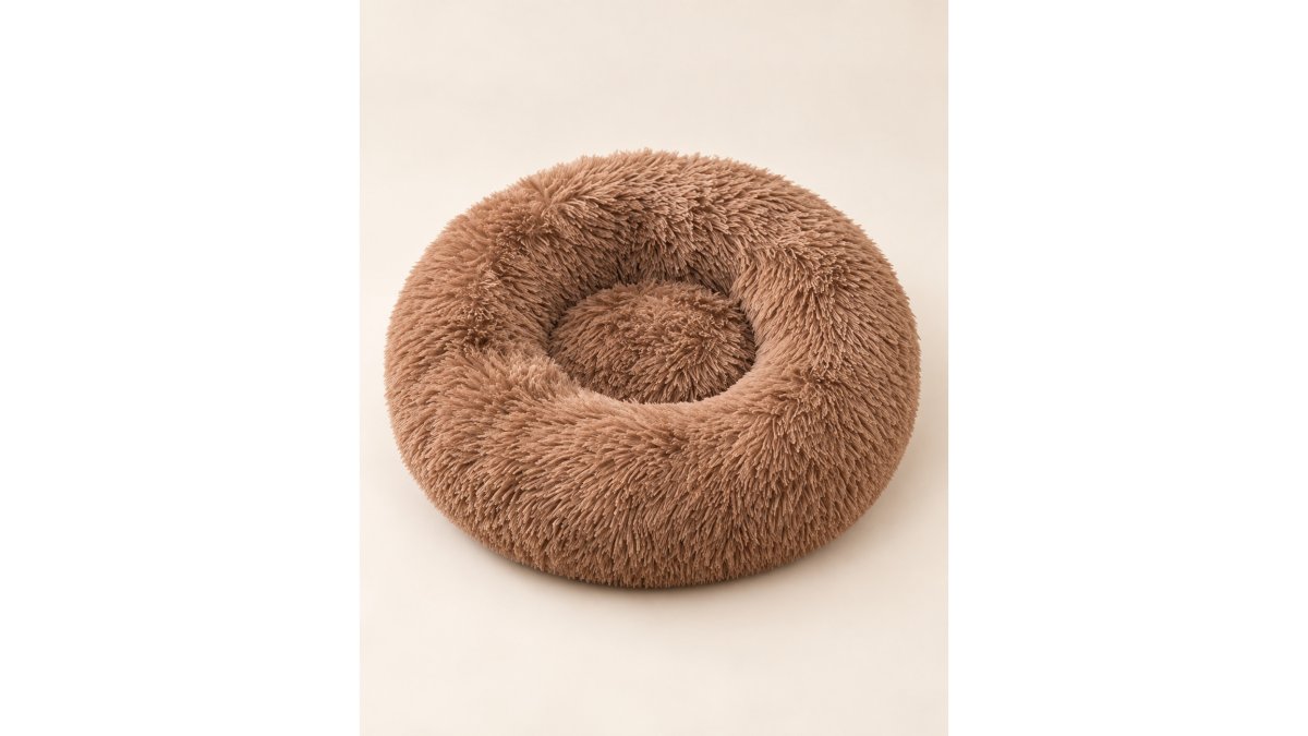Plush Donut Pet Bed - 50 cm