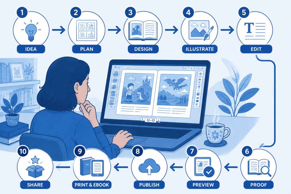 Professional illustration showing pookpress alternatives illustrated