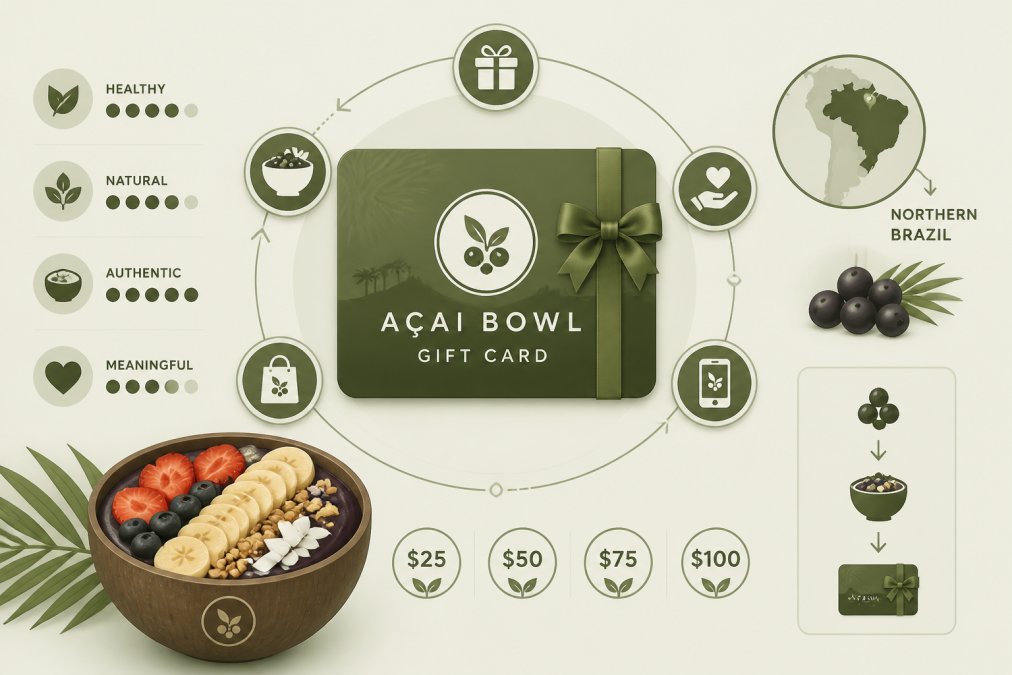 Premium Açai Bowl Gift Cards: A Guide to Gifting