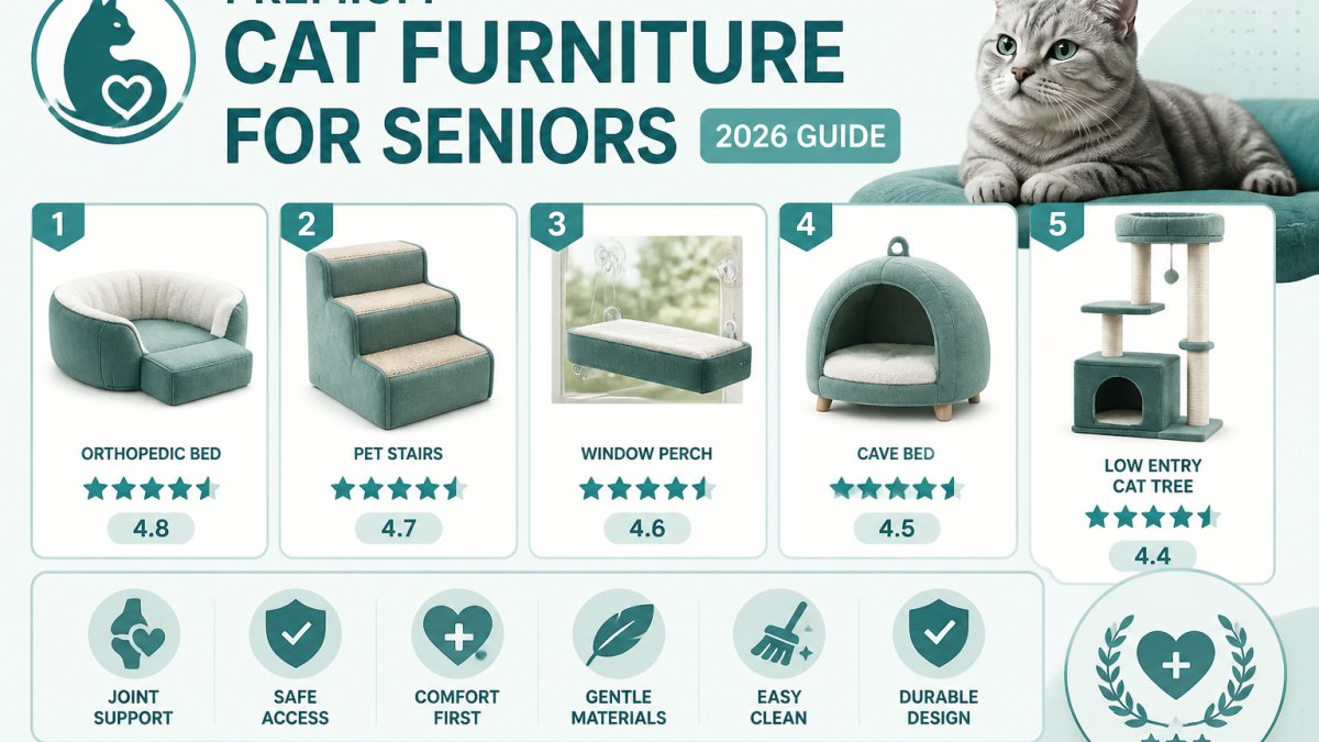Premium Cat Furniture for Seniors: A 2026 Guide