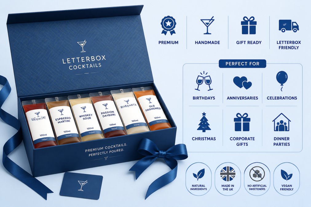 Professional illustration showing premium cocktail kits