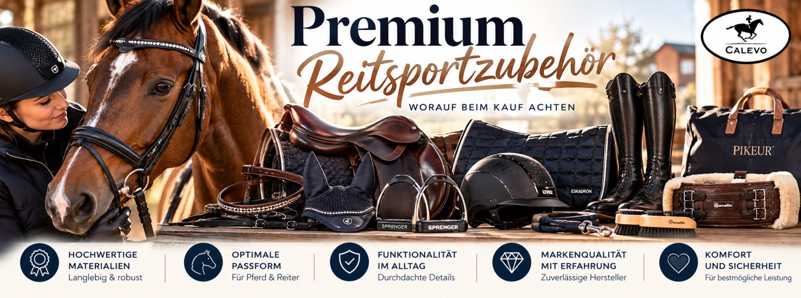 Premium Reitsportzubehör: Worauf beim Kauf achten