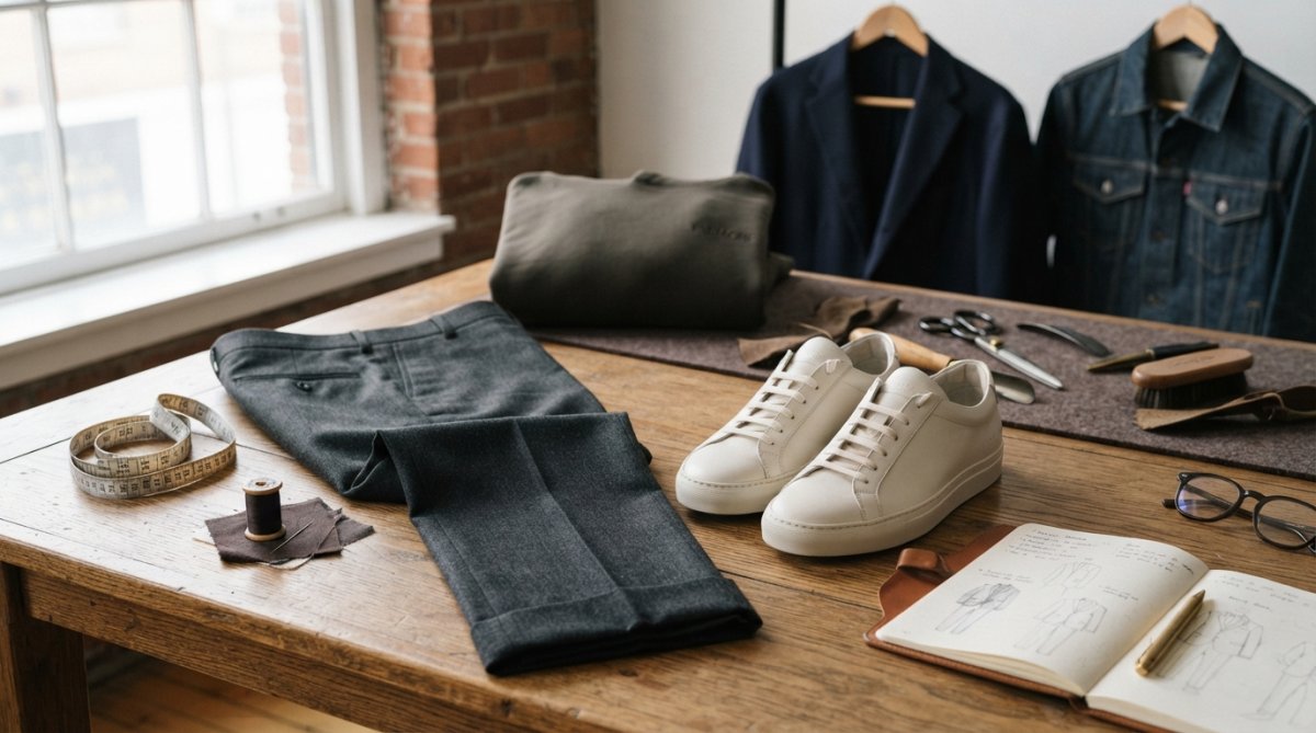 Step-by-step visual guide for Male for premium streetwear brands