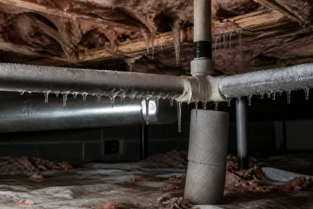 Prevent Frozen Pipes in Unheated Crawl Space