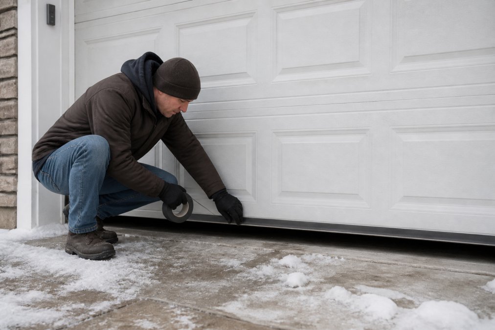 Prevent Garage Door From Freezing to Concrete in Winter