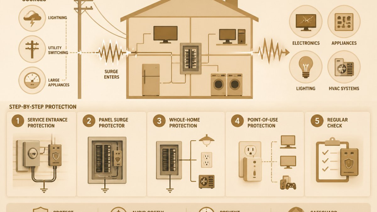 Preventing Power Surge Damage: A Step-by-Step Guide