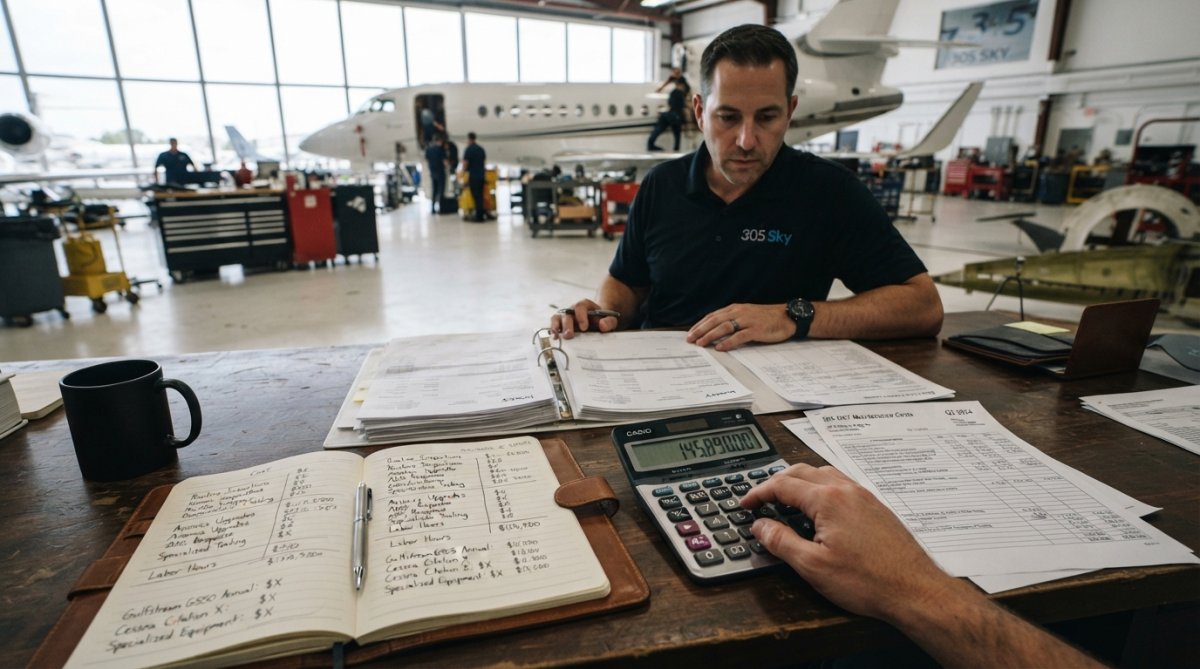 Software tools interface for Maintenance for maintenance cost breakdown