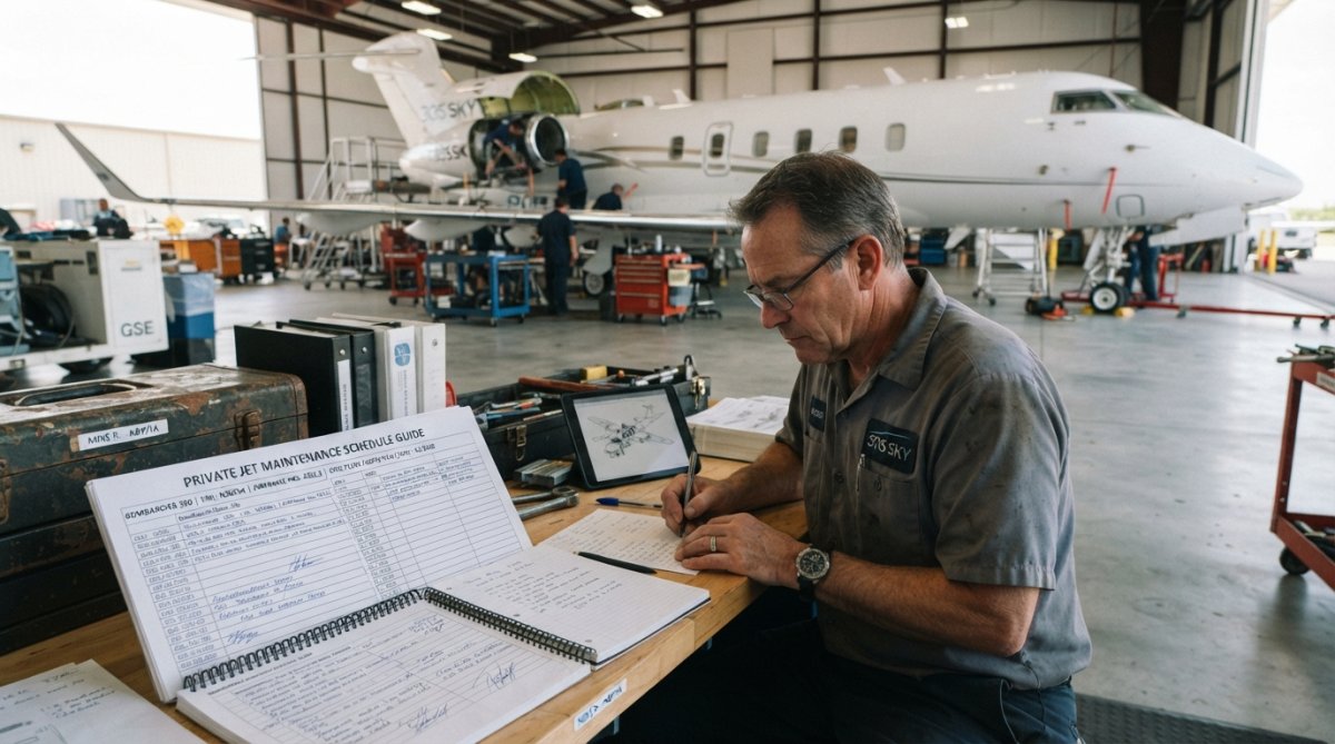 Private Jet Maintenance Schedule Guide: A 2026 Roadmap