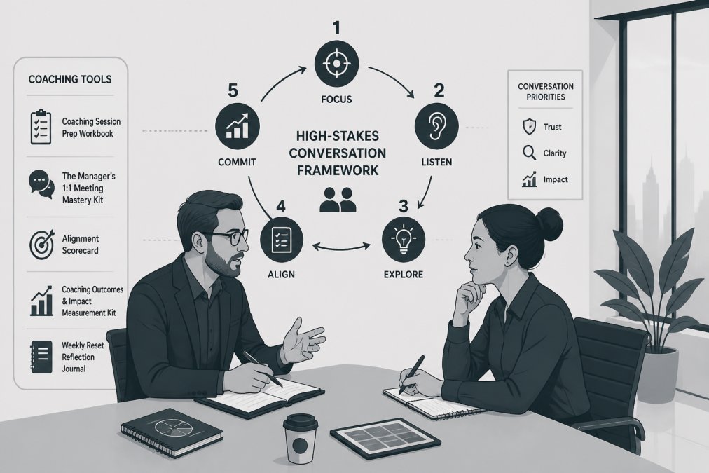 Software tools interface for coaching conversation tools