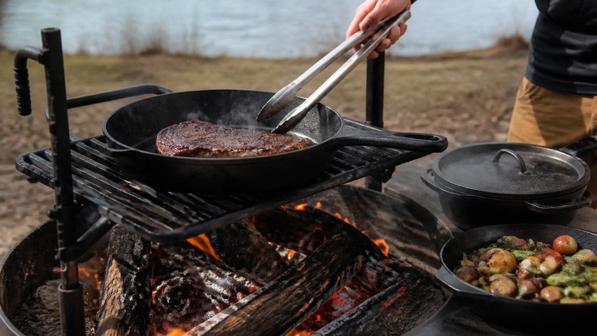 Professional Culinary Results Over Open Fire