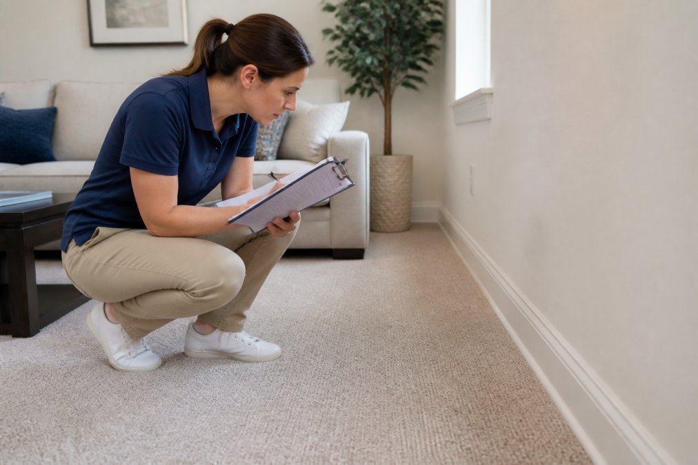 Professional illustration showing Homeowner for professional deep cleaning services