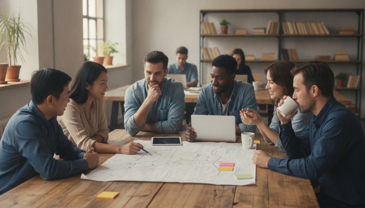 Professional illustration showing Diverse for professional disc assessment online
