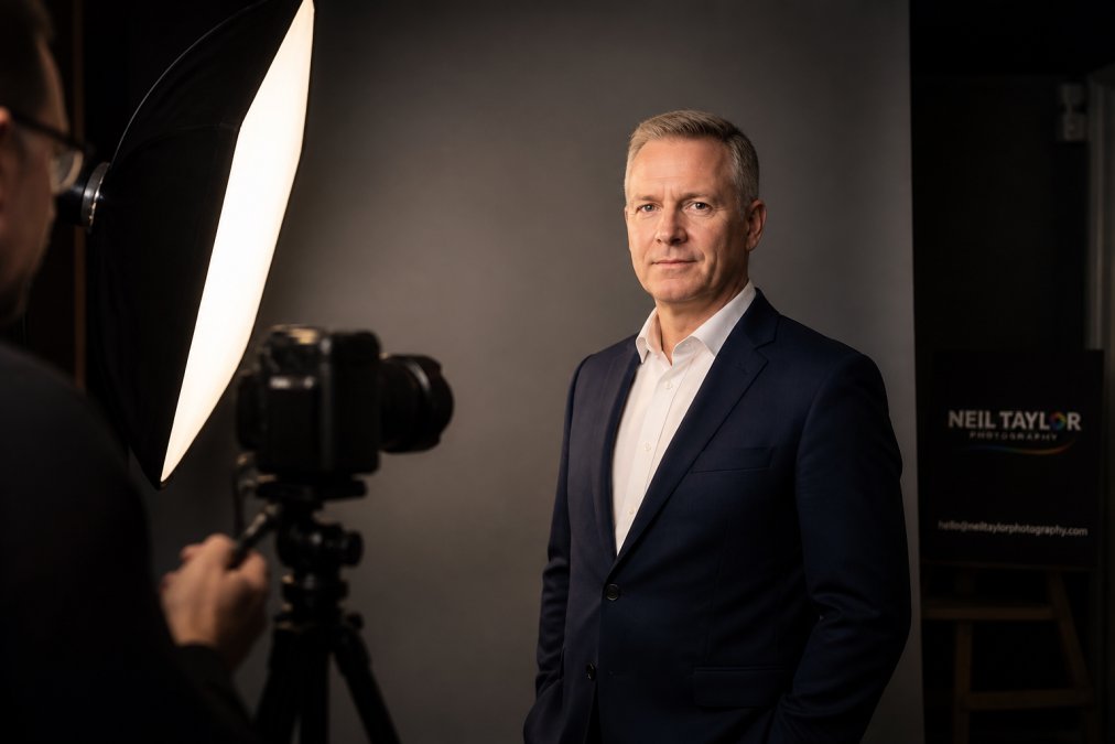 Expert tips illustration for professional headshot poses