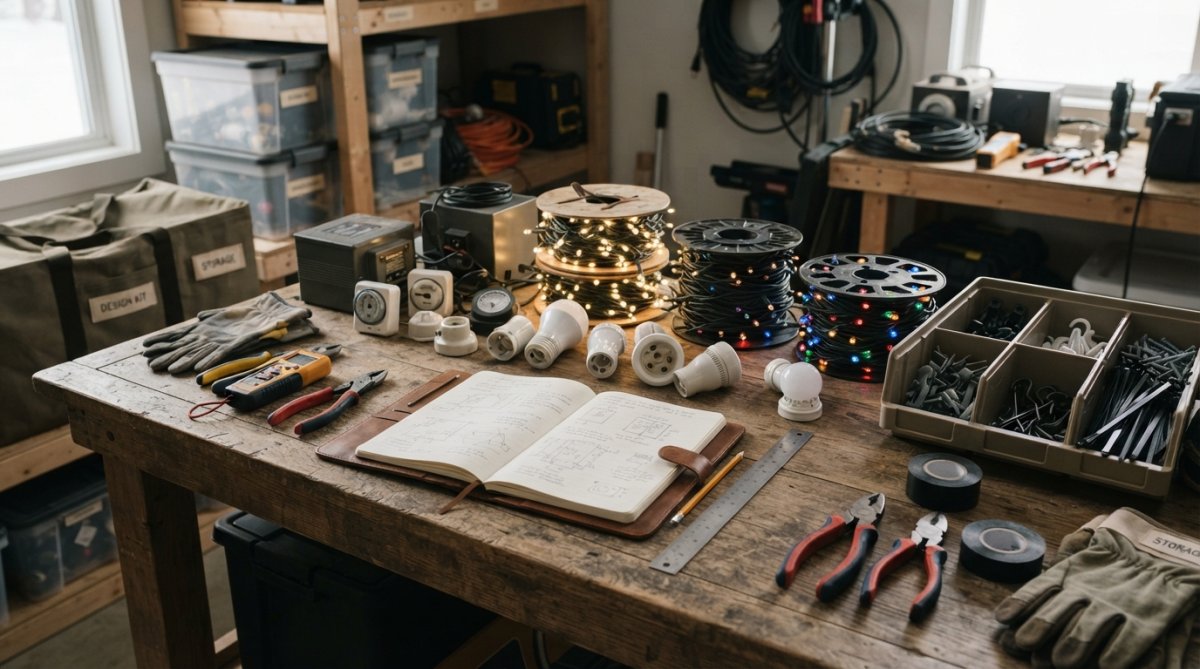 Professional Holiday Lighting Design and Storage Guide