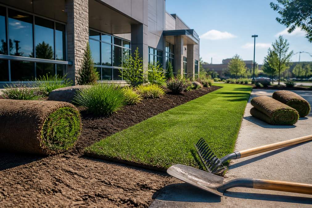 Professional Landscape Installation for Commercial Properties