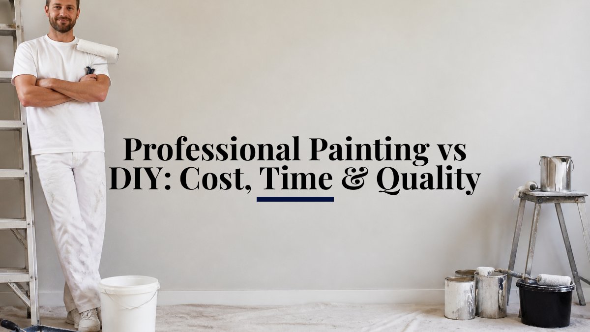 Professional Painting vs DIY: Cost, Time & Quality