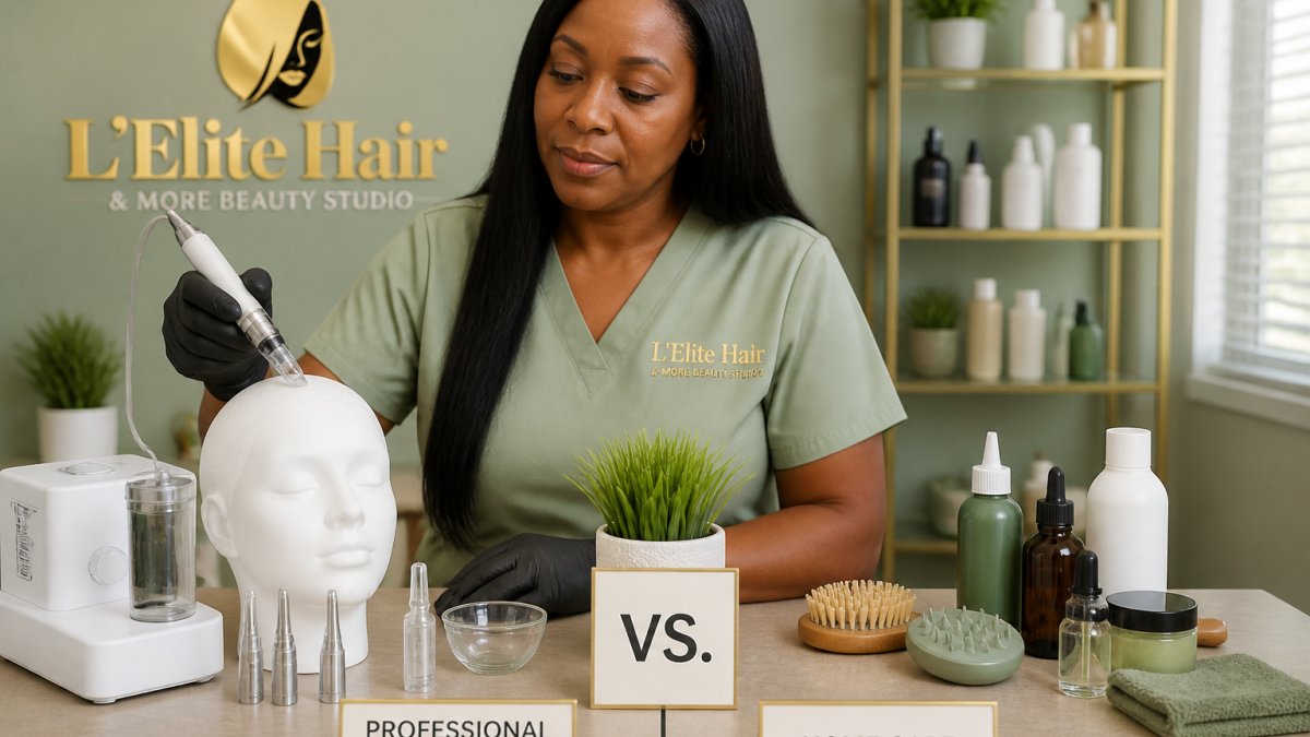 Professional Scalp Treatment vs Home Care: Which Works Best