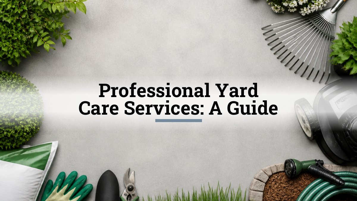 Professional Yard Care Services: A Guide