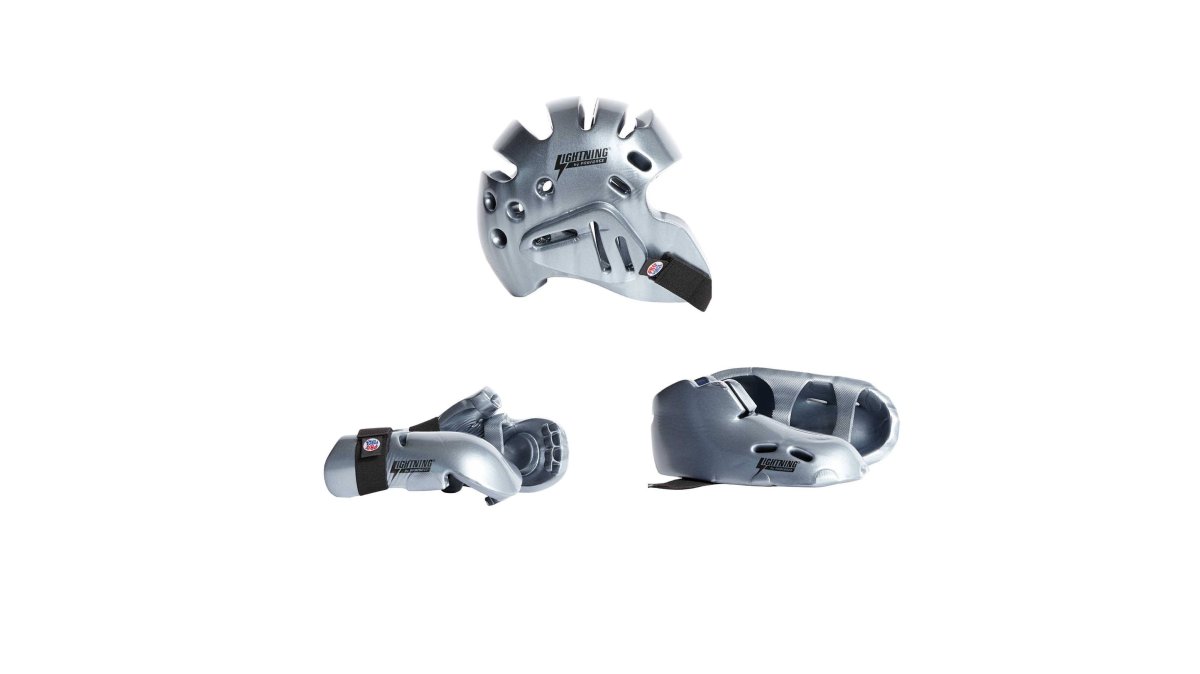 ProForce Lighting 5 Piece Sparring Gear Combo Set SILVER