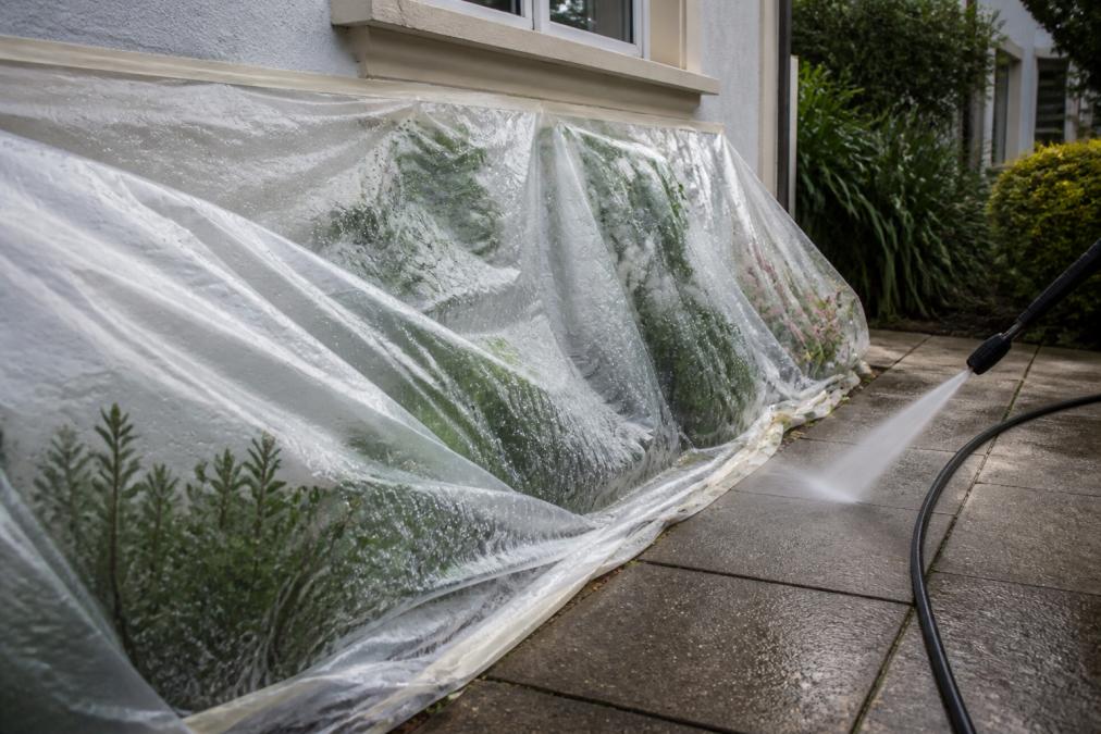 Protecting Garden Plants During Exterior Cleaning