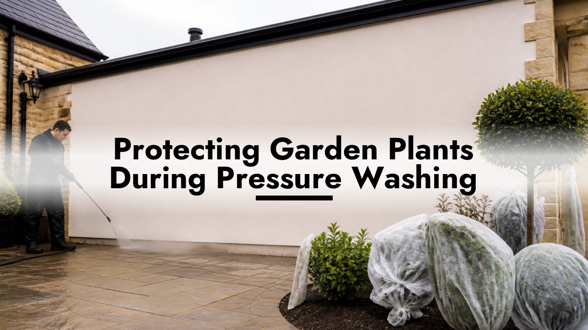 Protecting Garden Plants During Pressure Washing