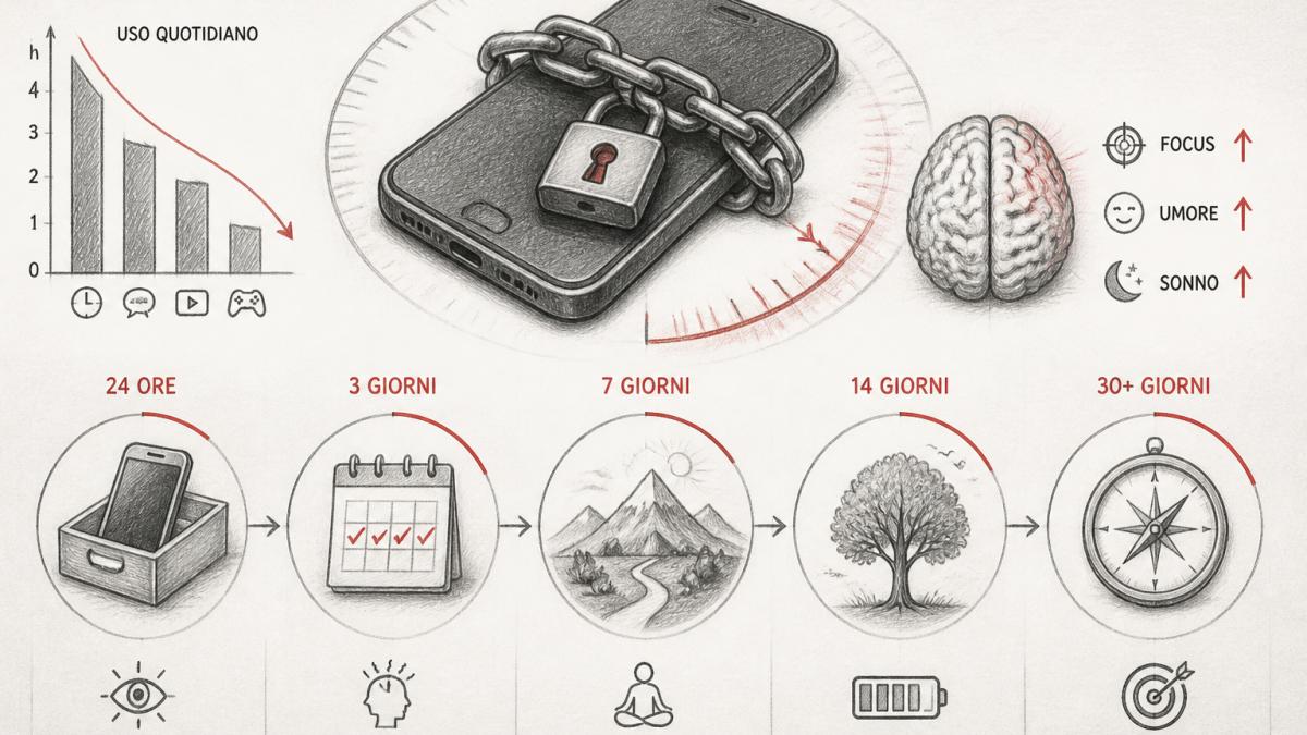 Quanto tempo per disintossicarsi dal cellulare?