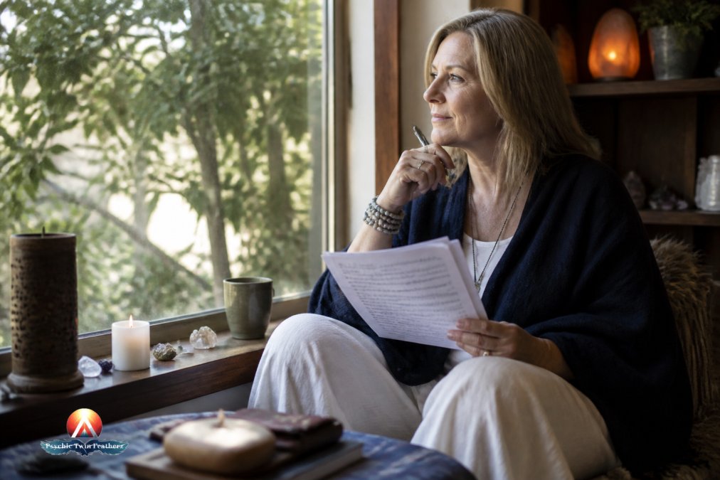 Questions to Ask During a Psychic Reading 2 Woman reflecting on guidance received during a psychic reading